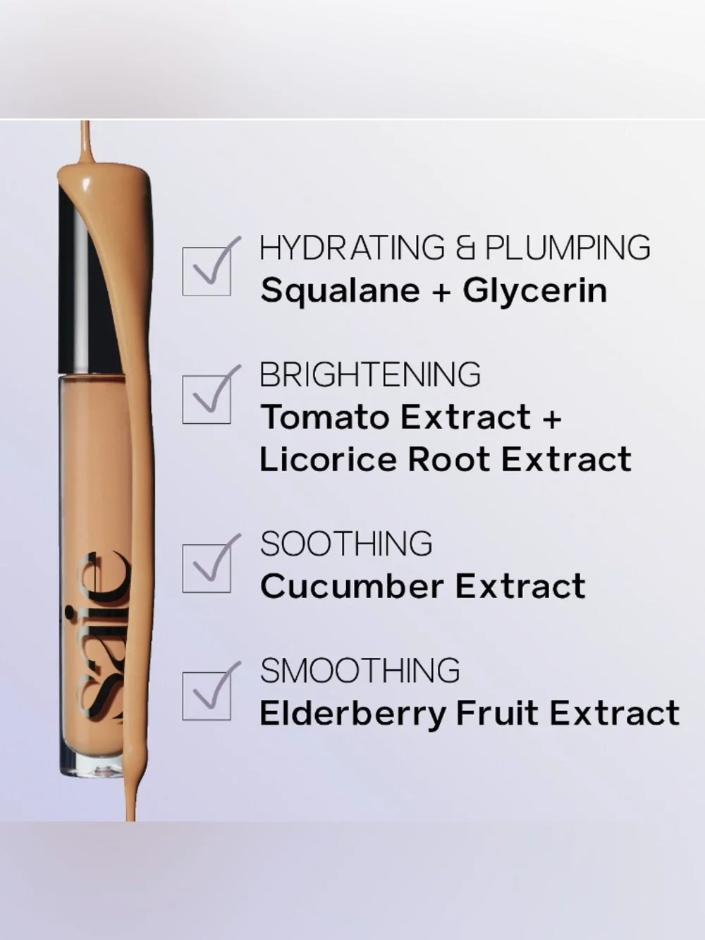 Saie Hydrabeam Hydrating & Concealing Under Eye Brightener• HB SIX-•BNIB